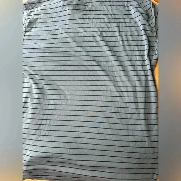 Nike Dri-Fit Golf Polo Blue And Black Striped Men’s Size XL - Picture 10 of 10